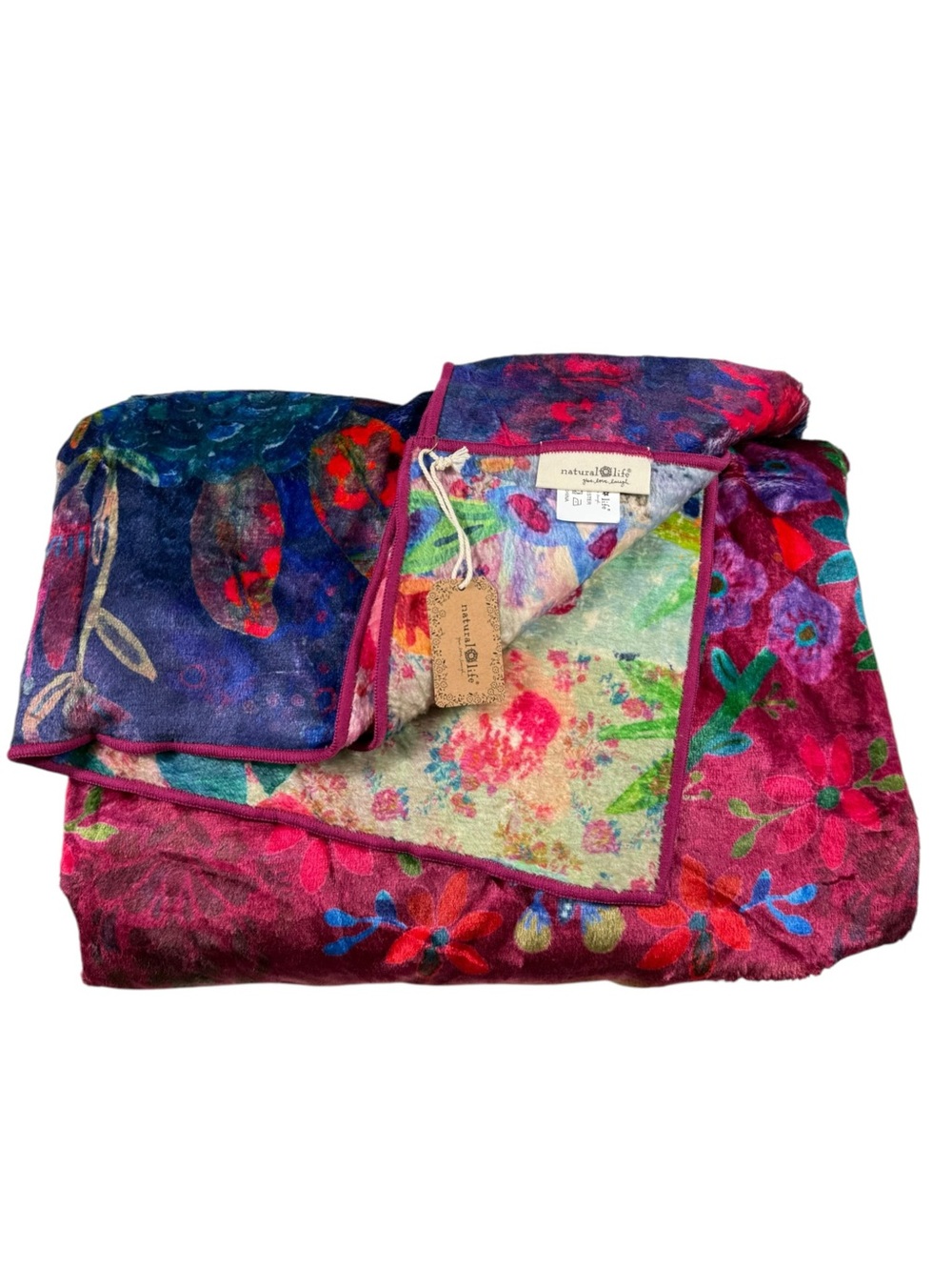 Natural Life Boho Throw Blanket, NWT.